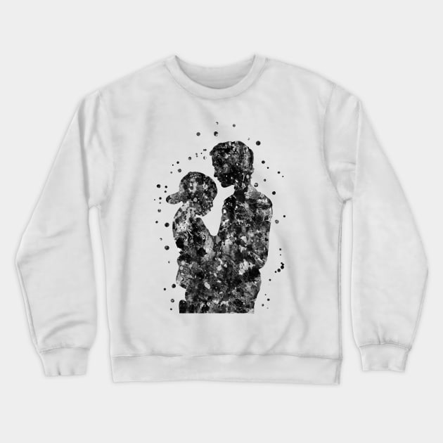 Father and son Crewneck Sweatshirt by RosaliArt